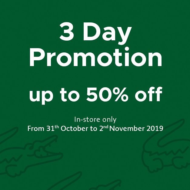lacoste promotion